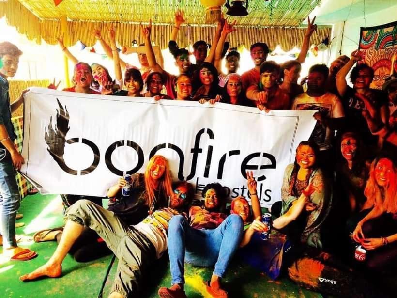 Bonfire Hostels Rishikesh Bagian luar foto